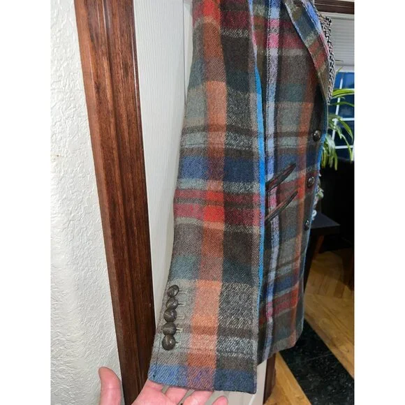 New VERONICA BEARD India Patchwork Dickey Coat Size 4